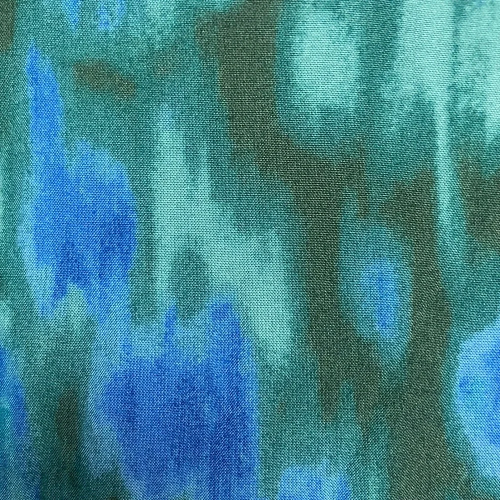 J. Jill Women's Sleeveless Dress Blue Green Abstract‎ Print Casual Summer Size 6